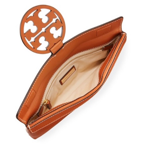 Tory Burch Cuoio Miller Clutch NWOT - Picture 3 of 16